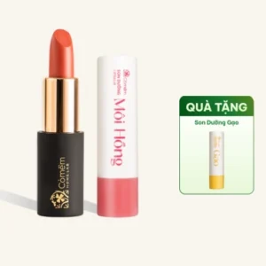 combo son lụa diễm, son dưỡng môi hồng